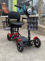 Сгъваема Електрическа Четириколка MaxMotors 750W – RED Сгъваема - Image 2