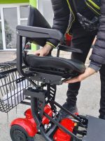 Сгъваема Електрическа Четириколка MaxMotors 750W – RED Сгъваема - Image 7