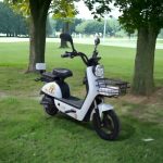 Електрически скутер с педали MaxMotors 500W/48V/12Ah - WHITE