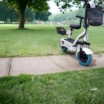 Електрически Скутер MaXmotors Мини Дизайн 350W Мотор Electric Scooter MINI - Image 3