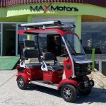 Електрическа четириколка с соларен панел CARGO LUX SOLAR PLUS 1500W/60V - RED
