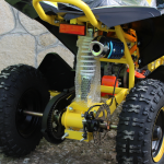 Детско бензиново ATV MaxMotors Grizzly SPORT - BLACK & YELLOW - Image 7
