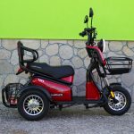 Двуместна електрическа триколка MaxMotors Pudding 1800W-48V-20Ah RED - Image 5