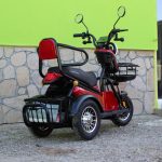 Двуместна електрическа триколка MaxMotors Pudding 1800W-48V-20Ah RED - Image 3