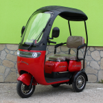Триместна Електрическа Триколка MaxMotors X3 1800W - RED