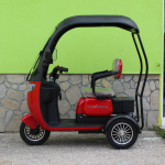 Триместна Електрическа Триколка MaxMotors X3 1800W - RED - Image 4
