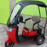 Триместна Електрическа Триколка MaxMotors X3 1800W - RED - Image 6