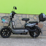 Електрически двуместен скутер – велосипед MaxMotors със 16″ гуми, 750W, 48V/20Ah GRAY - Image 10
