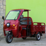 Електрическа Селскостопанска Триколка с Покрив 2000W Maxmotors RED - Image 2