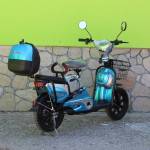 Електрически скутер-велосипед MaxMotors EBZ16 500W - BLUE - Image 3