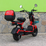 Електрически скутер с педали MaxMotors 500W/48V/15Ah – RED - Image 4