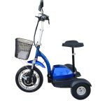 Електрическа триколка Max Motors A2, 750W, 48V, синя - Image 2