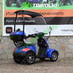 Електрическа четириколка с покрив Max Motors FM4 BLUE, 1500W, 60V, 20Ah - Image 3