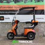 Електрическа Фамозна триколка с покрив MaXmotors FM1 1500W Orange - Image 2