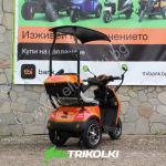 Електрическа Фамозна триколка с покрив MaXmotors FM1 1500W Orange - Image 3