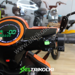 Електрическа Фамозна триколка с покрив MaXmotors FM1 1500W Orange - Image 5